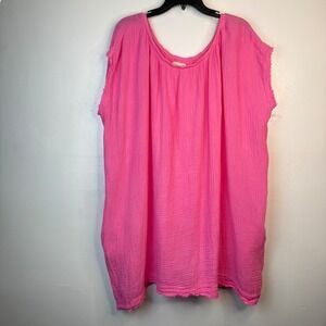 9 Seed  Mini Dress Cafton Pink  Size S Cotton